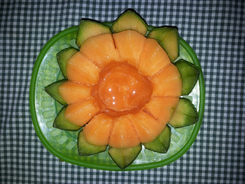 Melon and Peach Salad